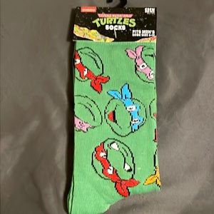 MENS TMNT NINJA TURTLES NOVELTY SOCKS
